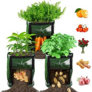 Sac de plantation de pommes de terre en PE pour jardin, sac de culture de légumes, sac de culture de pommes de terre et légumes - Product Image 1