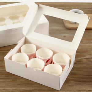 Caja Cuadrada Personalizada para 12 Cupcakes, Materiales Reciclados, con Relieve, para Llevar, Embalaje de Alimentos para Repostería, Cartón Rígido - Product Image 5