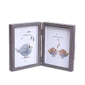 New design wholesale custom 4x6 Inch Natural Fashion Simple Cartoon Picture Frame