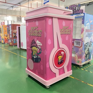 Ai công nghệ cao Trung Quốc Thiết kế mới hoàn toàn tự động thông minh sữa chua mềm Ice Cream Máy bán hàng tự động 3 hương vị nhanh chóng 240 ly/28L NUT - Product Image 5