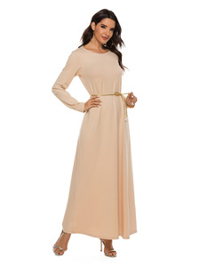 Vestido Interior de Manga Larga de Alta Calidad 2026, 220g, 85% Algodón, con Cinturón, Estilo Dulce y Versátil - Product Image 5