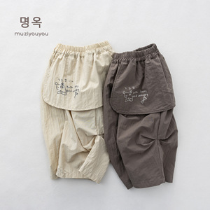 Nouvel Arrivage M039 – <span class=keywords><strong>Pantalon</strong></span> <span class=keywords><strong>Cargo</strong></span> Unisexe pour Bébé et Enfant, Coupe Large, Long, pour Filles et Garçons, Vente en Gros - Product Image 2