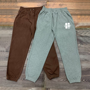 Pantalones Deportivos de Felpa Francesa con Cordón, Diseño de Bordado Personalizado al por Mayor, Alta Calidad, Gruesos, para Hombre - Product Image 4