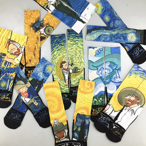 Custom Photo 360 Digital Logo Dye Printing White Blank <strong>Socks</strong> Disposable Casual <strong>Sunflower</strong> <strong>Socks</strong> Bottom Body Sublimation Friendly - Product Image 2