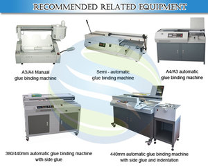 Đầy Đủ-Tự Động Máy Tính Để Bàn Điện Không Dây Keo Chất Kết Dính Nóng Chảy Keo Máy Tính Ràng Buộc A4 - Product Image 3