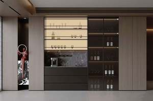 Armoires murales de conception moderne, meubles sur mesure, portes, murs et armoires de luxe adoptant tous un ton de couleur unifié - Product Image 3