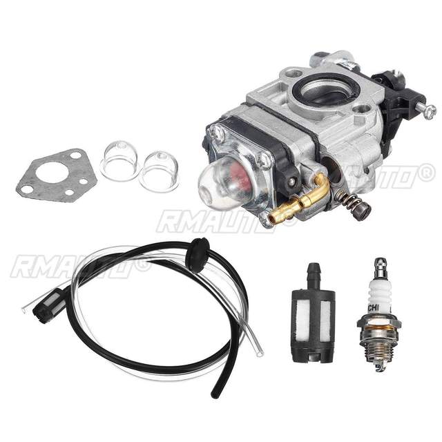 2 Stroke Motorcycle Carb Carburetor Converter Kit 15mm for 43cc 47cc 49cc 50cc 52cc Scooter Dirt Pit Bike ATV Scooter