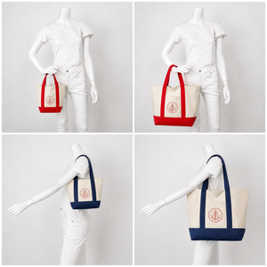 Bolso Tote de Lona Mini para Mujer, Diseño de Bote, Color Azul Menta, con Bolsillo con Cremallera, para Compras y Viajes de Verano - Product Image 3