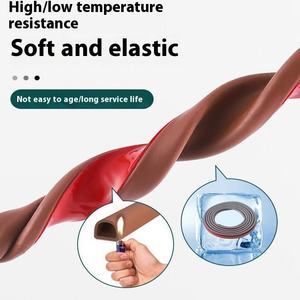 Tùy chỉnh thời tiết Tước Silicone cao su niêm phong Dải cách âm và rò rỉ bằng chứng miếng đệm cho phòng ngủ cửa và cửa sổ - Product Image 6