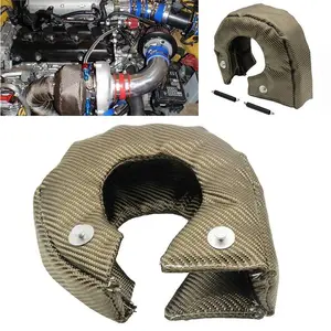 T4 Titanium Turbo Blanket Heat Shield Barrier Turbocharger Cover Wrap Fiber