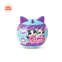 Großhandel Cartoon Nette Katze Szene Blind Box Spielzeug Kunststoff Katze Rollenspiel Spielzeug Set Mystery Box Überraschung