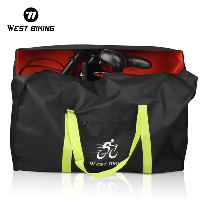 Sac De Transport Vélo Pliable – Noir, étanche, Zip, Voyage