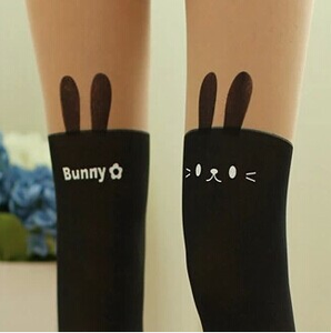 Japonés Harajuku estilo chica imprimir medias totoro Calcetines, medias lencería sexy transparente caliente - Product Image 3