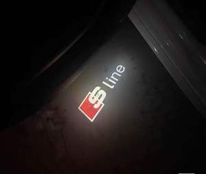 Feux de projection de porte <span class=keywords><strong>Audi</strong></span> A3A4A5A6A7Q3Q5Q7 S RS à quatre roues motrices, avec motif Gecko en option - Product Image 4