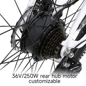 Bicicleta Eléctrica de Montaña TXED de Fábrica, 27.5 Pulgadas, 7 Velocidades, Todoterreno, 36V/250W, Suspensión Delantera, Freno de Disco, Bicicleta Eléctrica MTB y de Trekking - Product Image 5