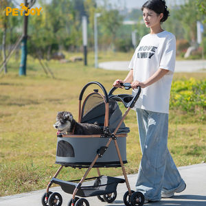 Trasportini da viaggio per passeggini in acciaio al carbonio pieghevoli con tenda parasole pieghevole e lavabile per <span class=keywords><strong>cani</strong></span> e passeggini - Product Image 1