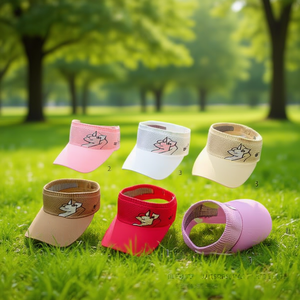 Gorra con Visera de Unicornio para Niños, de Poliéster y Algodón, Ajustable, Talla Única, Protección Solar para Verano, Estilo de Personaje - Product Image 3