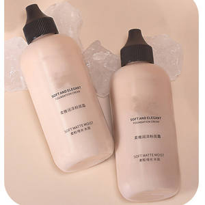 Flacon de fond de teint liquide miniature de luxe 30 ml 100 ml <span class=keywords><strong>Tube</strong></span> <span class=keywords><strong>en</strong></span> plastique PET Contenant à presser Flacon compte-gouttes vide pour fond de teint avec logo sur boîte - Product Image 4