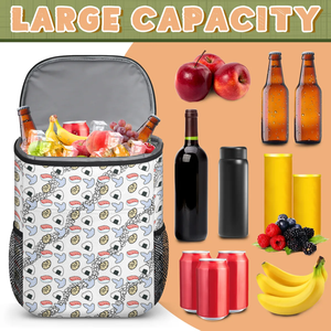 Mochila térmica con aislamiento con estampado de <span class=keywords><strong>sushi</strong></span> salmón personalizado resistente al agua de gran capacidad superventas - Product Image 3