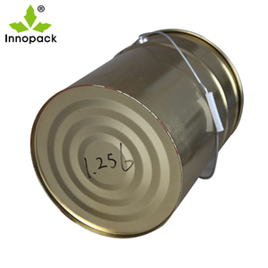 Cubo redondo de pintura de metal aprobado por la ONU 10L 15L 20L con tapa de bloqueo de anillo - Product Image 6