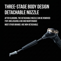 Système de polissage dentaire à air Tomodent AP-H Plus, pièce à main supragingivale et sous-gingivale pour la thérapie parodontale