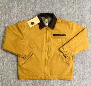 <span class=keywords><strong>Veste</strong></span> <span class=keywords><strong>en</strong></span> <span class=keywords><strong>jean</strong></span> vintage imperméable pour <span class=keywords><strong>homme</strong></span>, édition corrigée Kaha T New J97 Detroit Heavy Industry, denim délavé, style classique américain pour l'hiver - Product Image 6