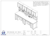 Banc de travail modulaire en métal robuste et moderne, conforme à la norme ESD, certifié RoHS, pour salles blanches/laboratoires électroniques