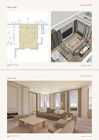 Servicios de Diseño de Interiores en 3D Minimalistas y de Lujo para Apartamentos y Villas con Color y Tamaño Personalizables