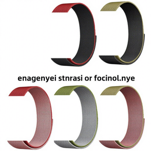 Bracelet de montre en acier inoxydable avec boucle magnétique de type Milanese pour montre IWatch, modèle Milanese toutes couleurs CN - Product Image 3