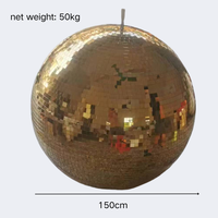 Boule disco géante personnalisée en gros, 150 cm, 200 cm, pour décoration