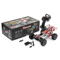 WLtoys 144001 1/14 4WD Coche de Carreras RC de Aleación 60KM/H Eléctrico de Alta Velocidad para Derrapes y Rally, Buggy de Dunas Metálico