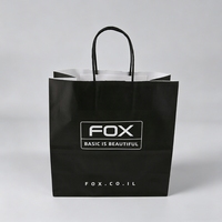 Sacs de shopping en carton personnalisés avec logo pour mariage et fête, recyclables, écologiques, avec vernis, vente en gros