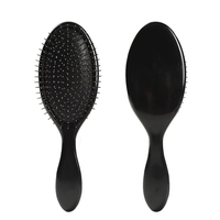Nouvelle conception, brosse à cheveux à poils en acier, poils en plastique, épingles métalliques courbées, vente chaude