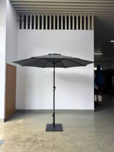 <span class=keywords><strong>Parasol</strong></span> de jardin pliable moderne de 2,7 m, imperméable, pour terrasse extérieure, avec structure en aluminium et fibre de verre, mobilier de jardin extérieur - Product Image 5