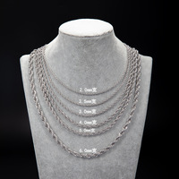 Collier en acier inoxydable torsadé noir pour homme, bijoux tendance