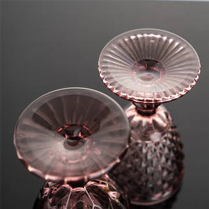 Copa grande de lujo, gran color reutilizables de copas de champán, color verde, vino, diamante, corte de cristal - Product Image 2