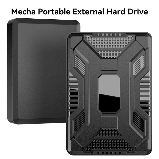 Mecha Style 2.5" Portable External Hard Drive USB 3.0 & Type-C HDD Extended Storage for PC Mac Laptop PS4 PS5 Xbox Series Gaming