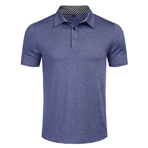 Maglietta da <span class=keywords><strong>Golf</strong></span> a Maniche Corte per Uomo, Asciugatura Rapida, in Poliestere e Spandex, <span class=keywords><strong>Bianca</strong></span>, OEM, Vendita all'Ingrosso dalla Cina - Product Image 5