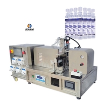 Machine semi-automatique de remplissage et de scellage de tubes ampoules en plastique PE pour cosmétiques et gouttes oculaires, petit volume