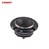 Haut-parleur de dôme YINBART 1,5 pouce (38 mm) à haute fréquence avec caoutchouc, métal et aluminium pour enceinte de cinéma maison