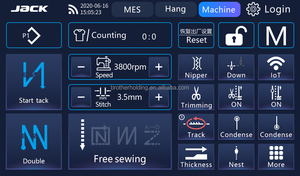 Thương hiệu mới Jack kỹ thuật số A10 + lockstitch Máy may với màn hình cảm ứng Bảng điều chỉnh - Product Image 5