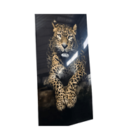 Panneau PVC Marbre Brillant 4x8 pi Ignifuge et Imperméable Anti-UV Antistatique Moderne pour Décoration Intérieure