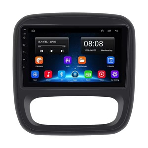 Système audio vidéo pour Renault Trafic 3 <span class=keywords><strong>Opel</strong></span> <span class=keywords><strong>Vivaro</strong></span> B 2014-2018, autoradio AM FM RDS, écran IPS QLED, autoradio Android - Product Image 2
