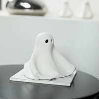 Nouvel Arrivé Halloween Produits Chauds Décorations Pour La Maison Festival Drôle Ornement Halloween Fantôme Figurine En Céramique