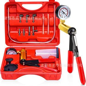 Manual Brake Fluid Bleeding Kit With Pressure <b>Gauge</b> For Car Repair Automotive Maintenance Tool Set 20 Piece - Product Image 1