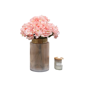 <b>Hydrangea</b> <b>Artificial</b> Flower Handmade Silk Single Stem Large Size Wedding Mother's Day Decor Wholesale - Product Image 3