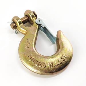 Gancho deslizante de aparejo de acero de aleación G80 Gancho de eslinga de horquilla con pestillo - Product Image 4
