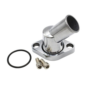 Chevrolet Aluminum Water Neck 105 135 180 Pipe Fitting For Engine <b>Cooling</b> <b>System</b> Upgrade - Product Image 2