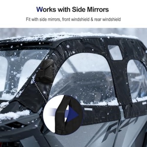 ฝาปิดด้านบนสำหรับรถ Polaris RZR Pro กับการออกแบบลูกกลิ้งซิปลมเย็นสำหรับ RZR Pro <span class=keywords><strong>XP</strong></span> 4และ2022-2024 RZR Turbo R 4 - Product Image 5