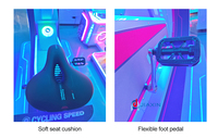 Machine de course de vélo d'arcade pour enfants, jeu d'intérieur pour les enfants de plus de 3 ans avec garantie d'un an et support en anglais